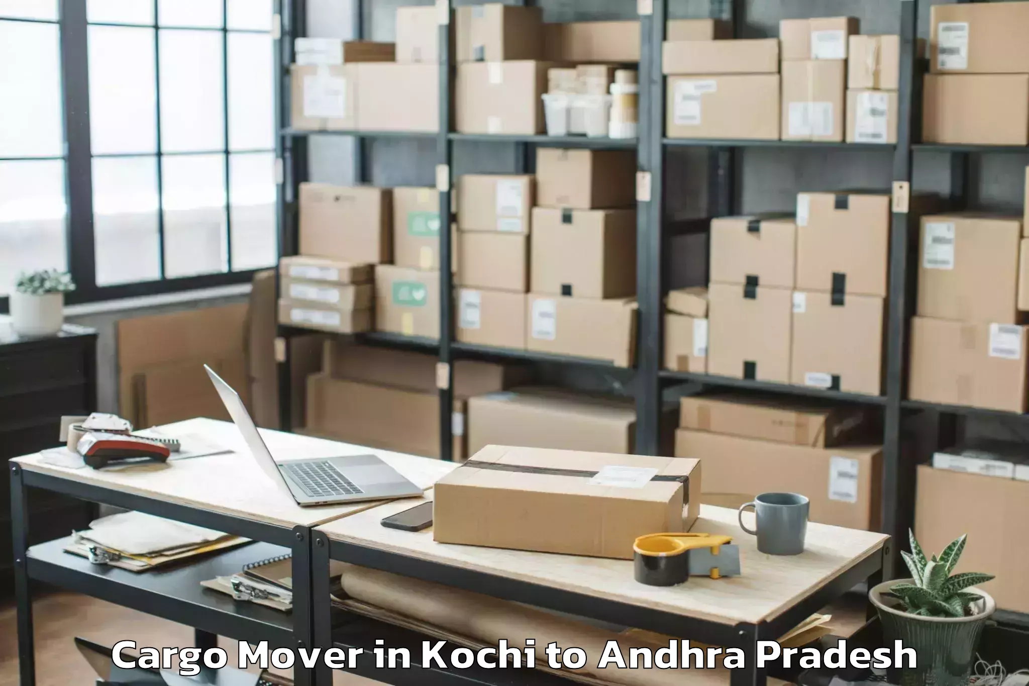 Top Kochi to Biccavolu Cargo Mover Available